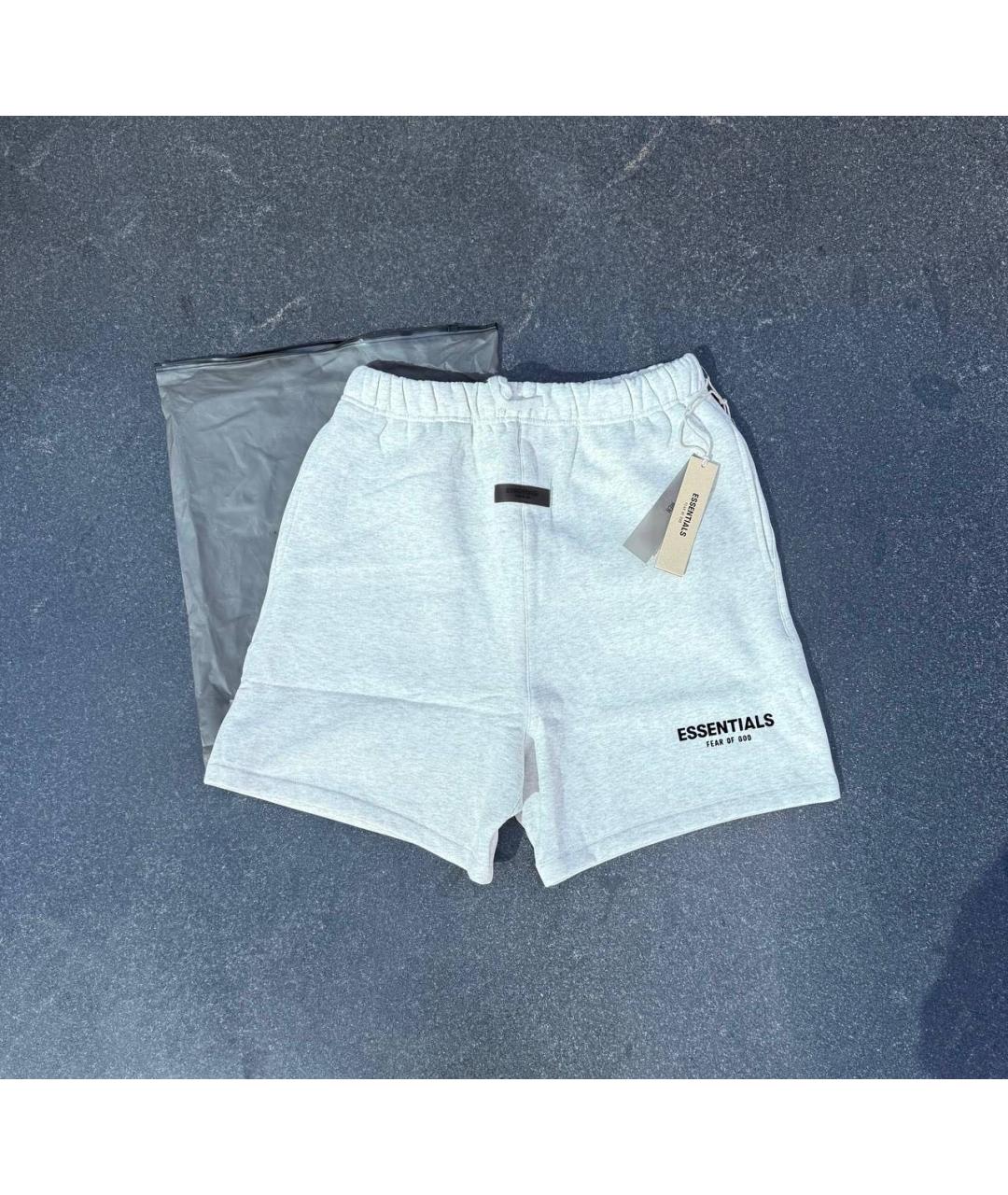 FEAR OF GOD ESSENTIALS Белые хлопковые шорты, фото 3
