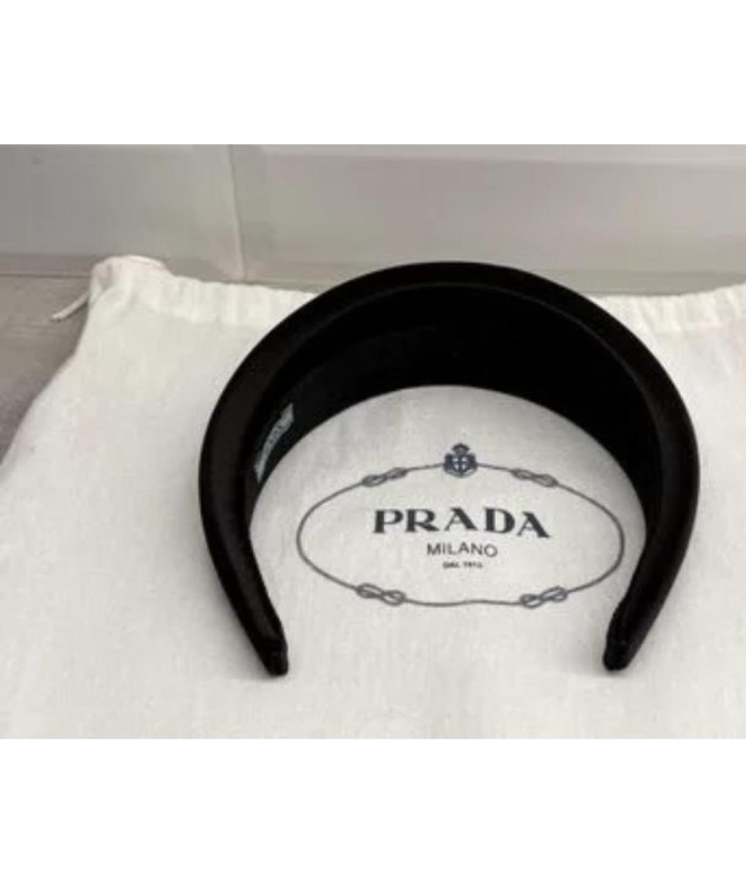 PRADA Черный ободок, фото 4