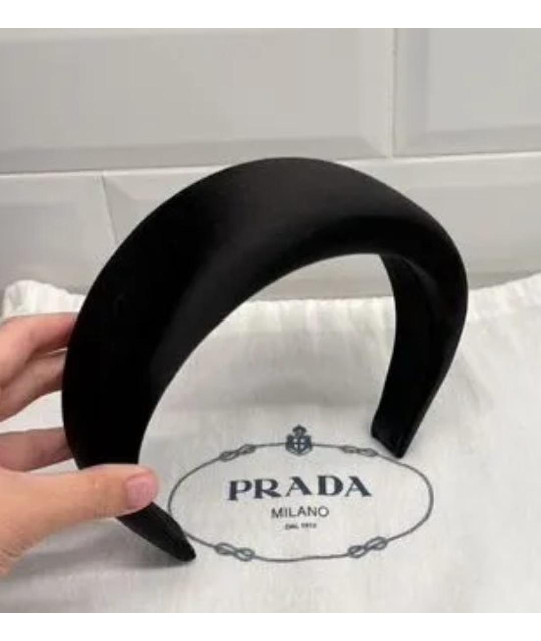 PRADA Черный ободок, фото 6