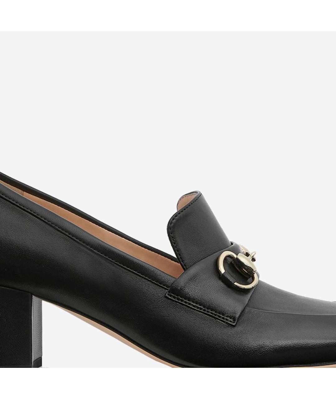 GUCCI Черные кожаные ботинки, фото 5