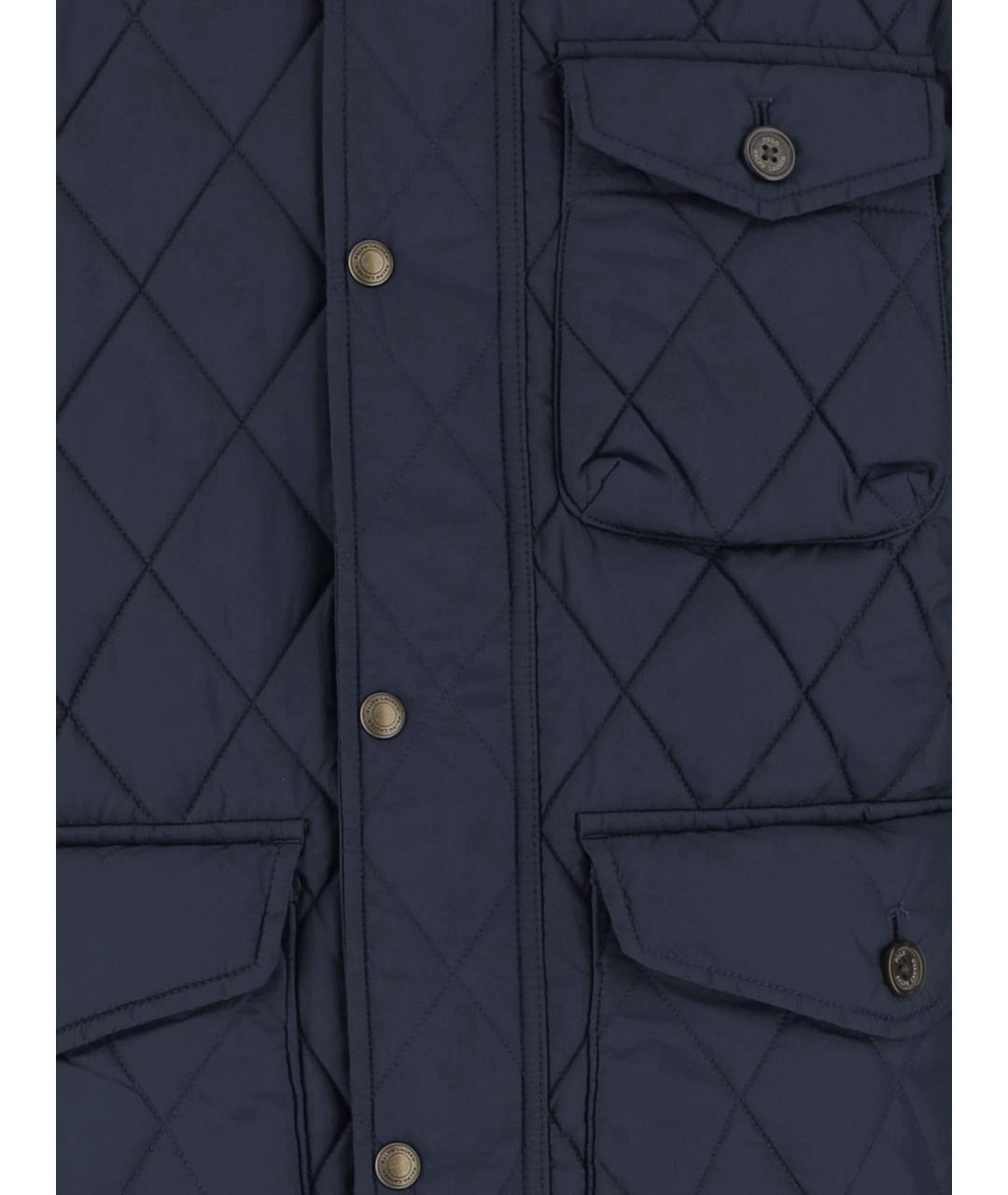 POLO RALPH LAUREN Синяя полиэстеровая куртка, фото 3