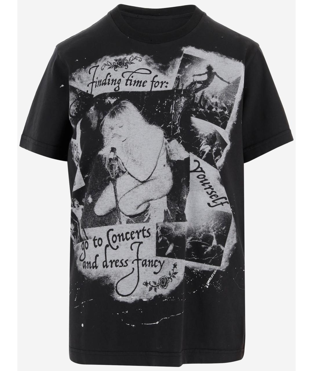 DOLCE&GABBANA Черная хлопковая футболка, фото 1