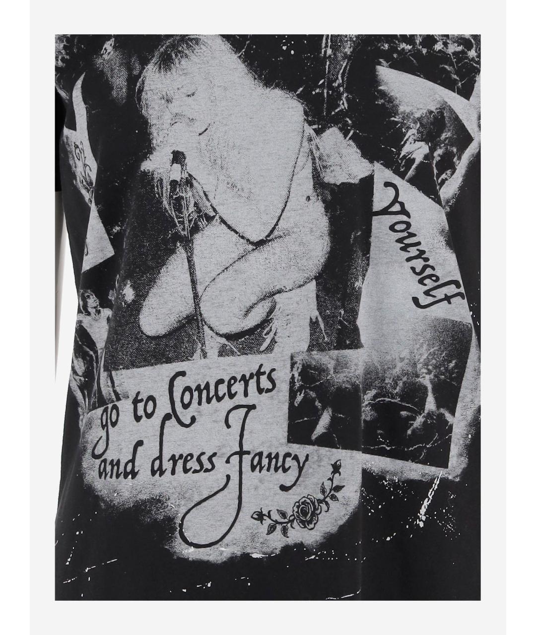 DOLCE&GABBANA Черная хлопковая футболка, фото 3