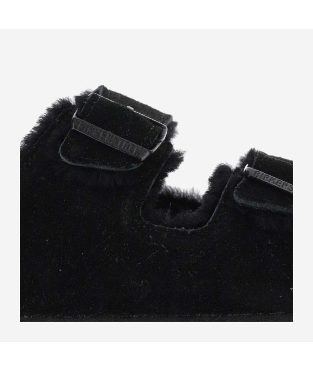 BIRKENSTOCK Черные замшевые сандалии, фото 5