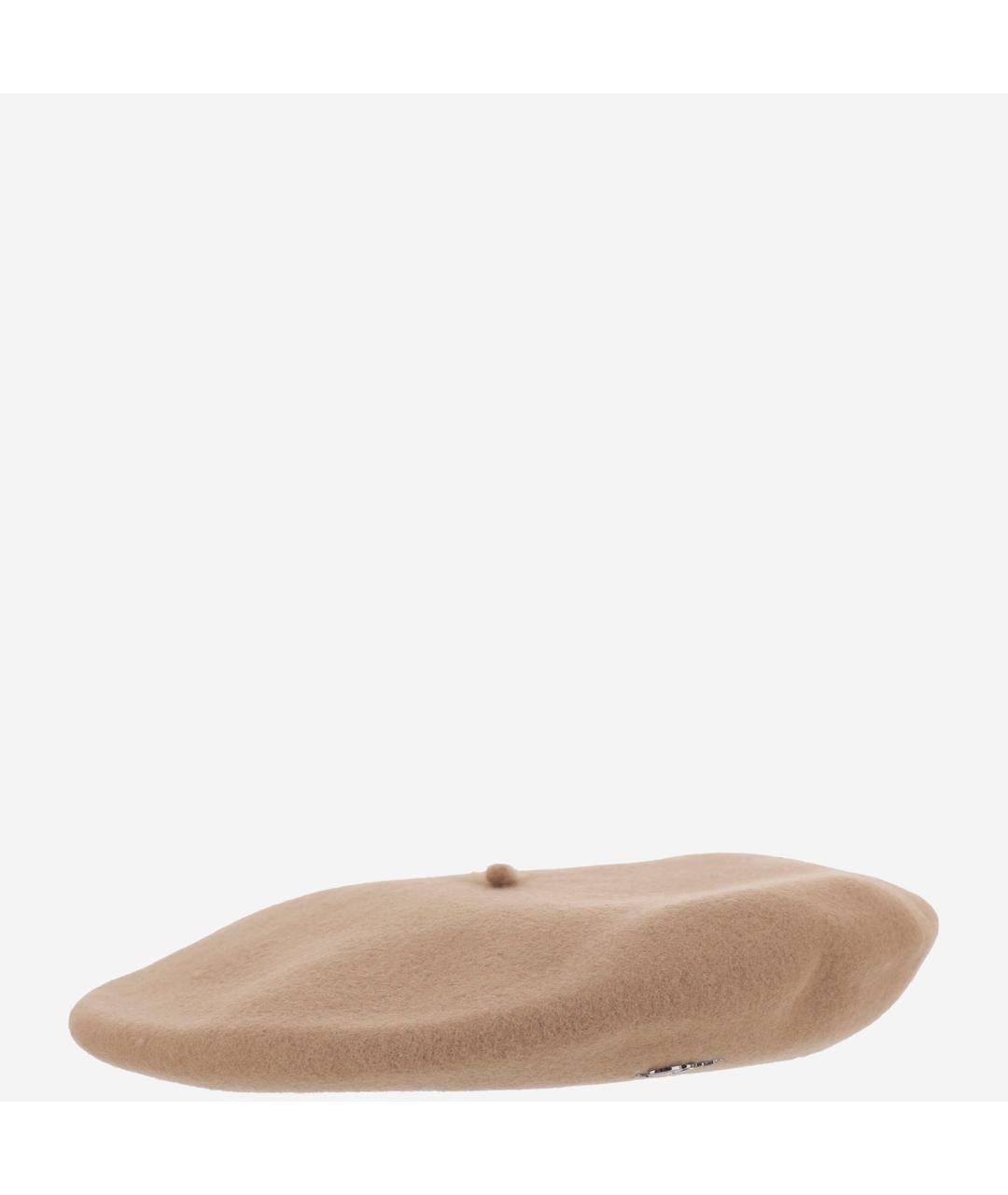 ROGER VIVIER Бежевая шерстяная кепка, фото 2