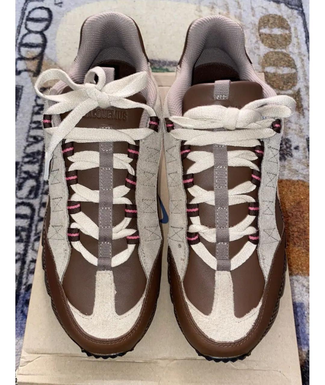 JACQUEMUS Коричневые кроссовки, фото 6