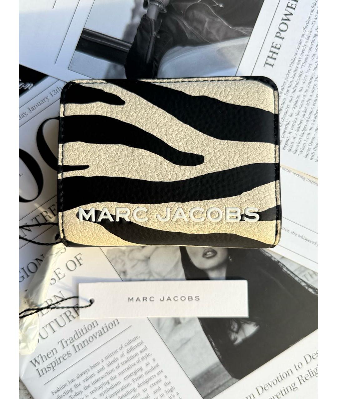 MARC JACOBS Белый кожаный кошелек, фото 5