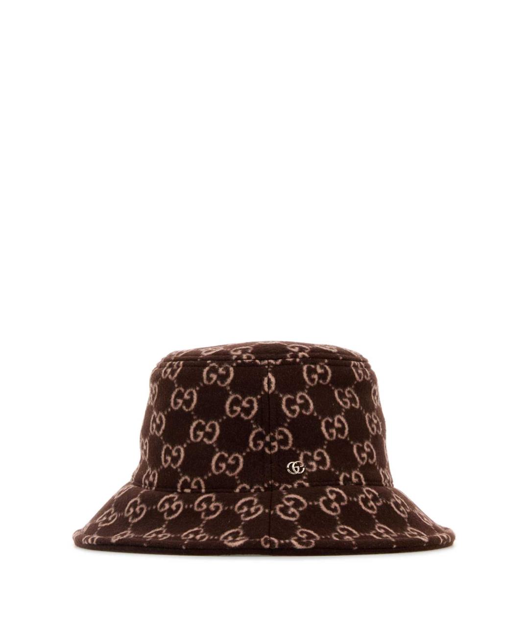 GUCCI Бордовая шерстяная панама, фото 2