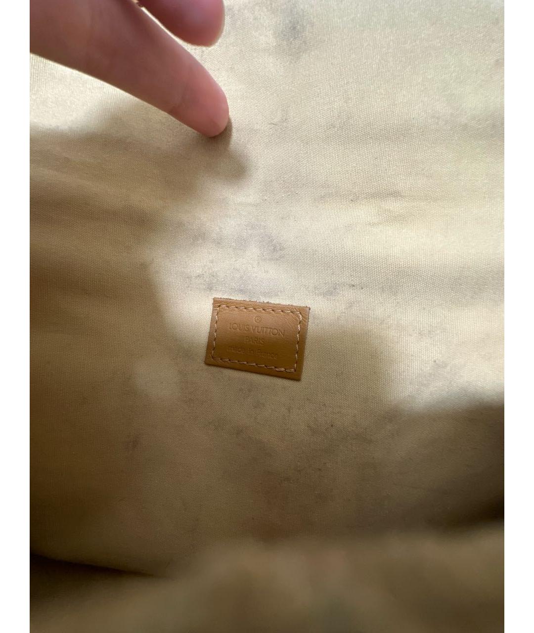 LOUIS VUITTON Коричневая сумка с короткими ручками, фото 5