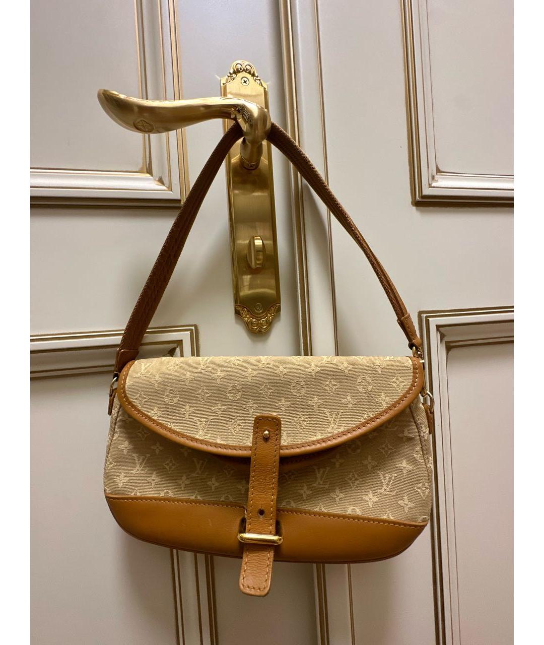 LOUIS VUITTON Коричневая сумка с короткими ручками, фото 6