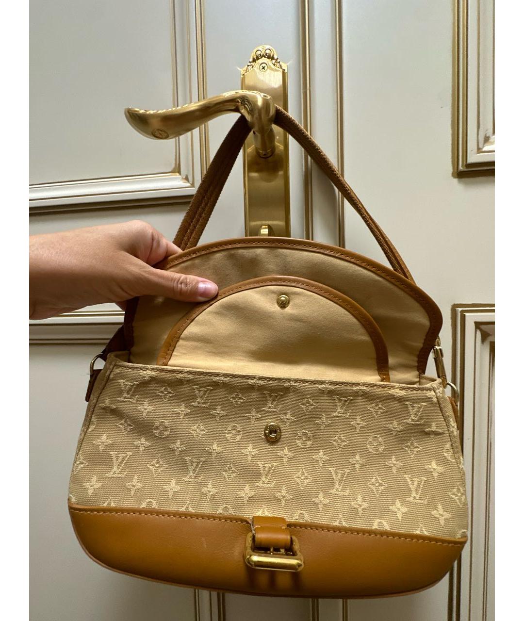 LOUIS VUITTON Коричневая сумка с короткими ручками, фото 3