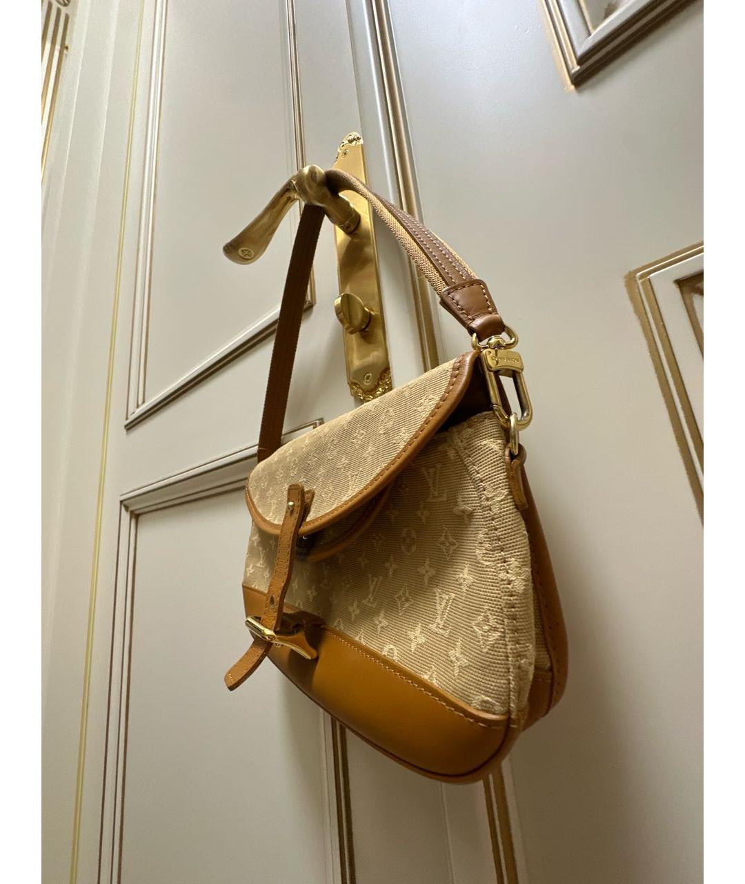 LOUIS VUITTON Коричневая сумка с короткими ручками, фото 2