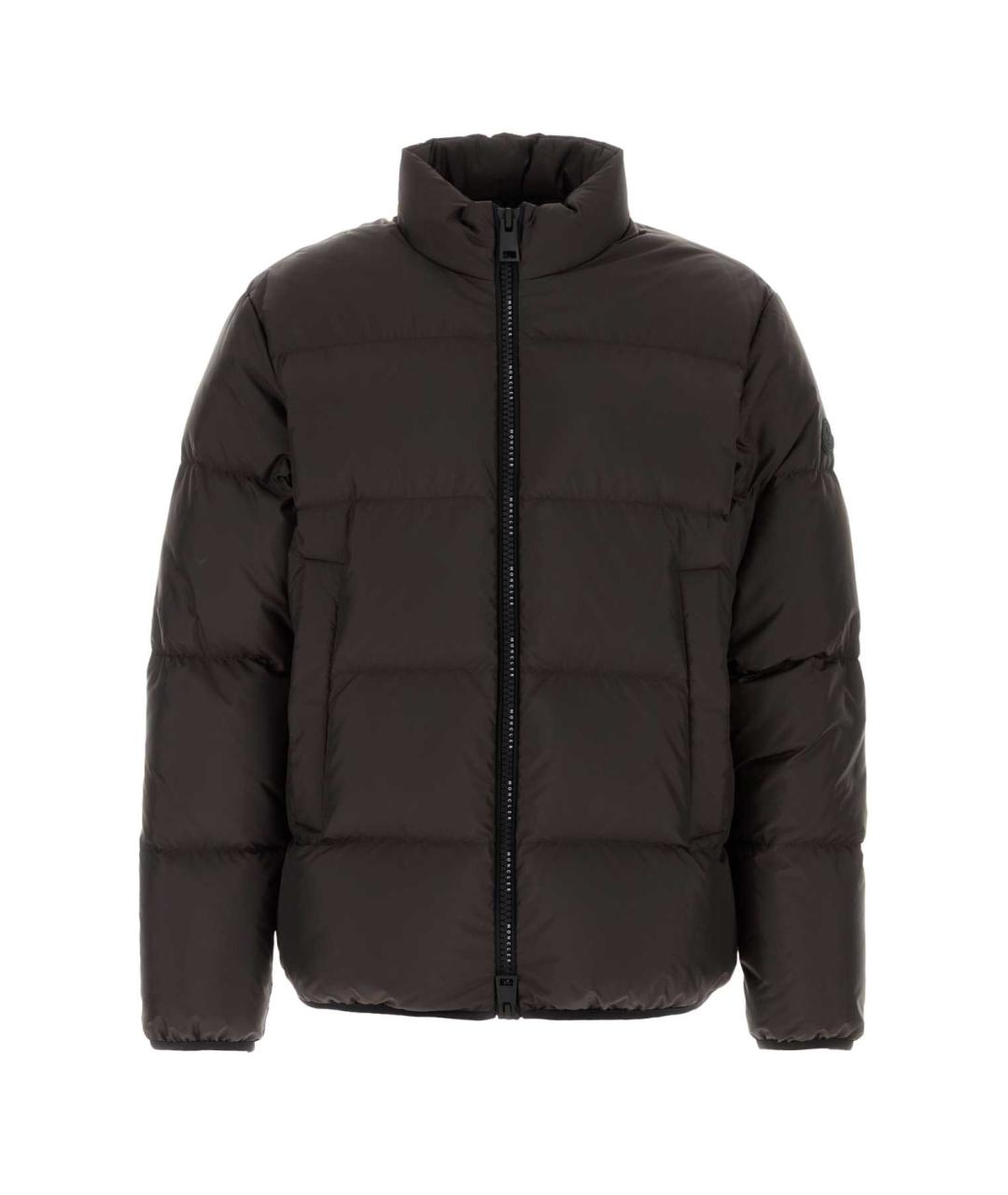 MONCLER Коричневая полиамидовая куртка, фото 1