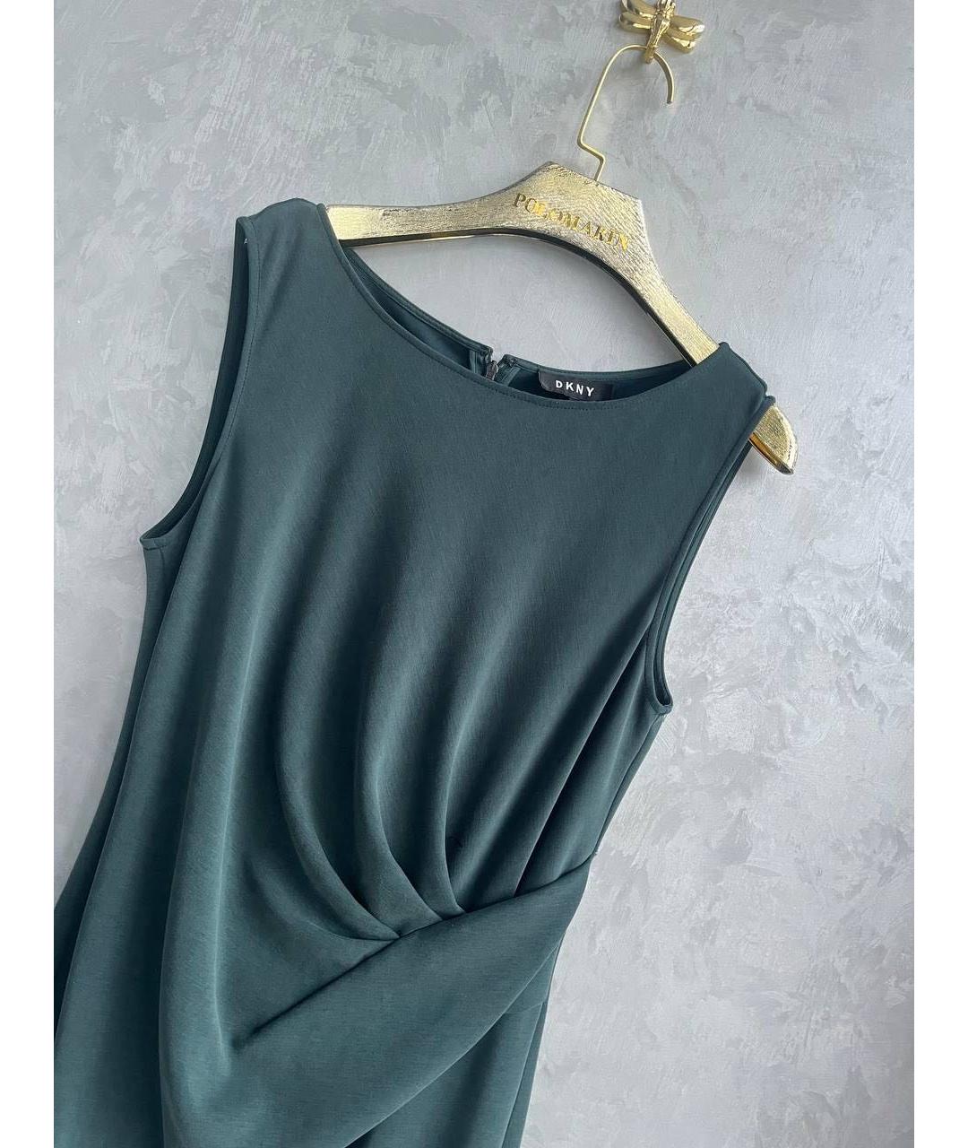 DKNY Зеленые повседневное платье, фото 4