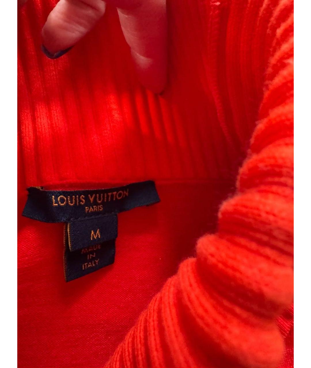 LOUIS VUITTON Красный джемпер / свитер, фото 2