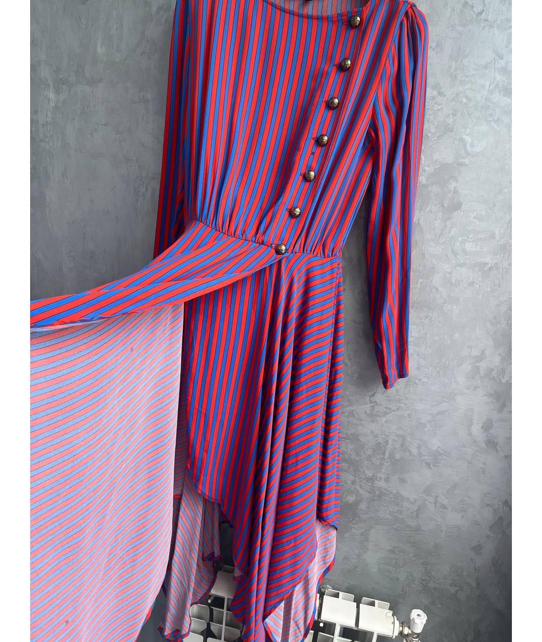 ELISABETTA FRANCHI Мульти вискозное платье, фото 4