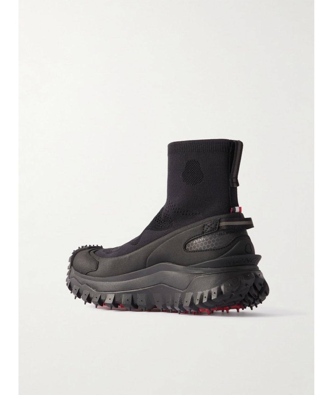 MONCLER Черные ботинки, фото 4