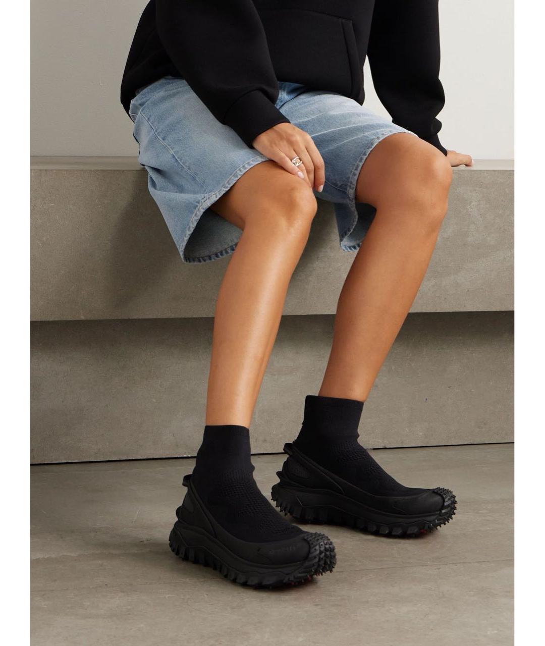 MONCLER Черные ботинки, фото 5