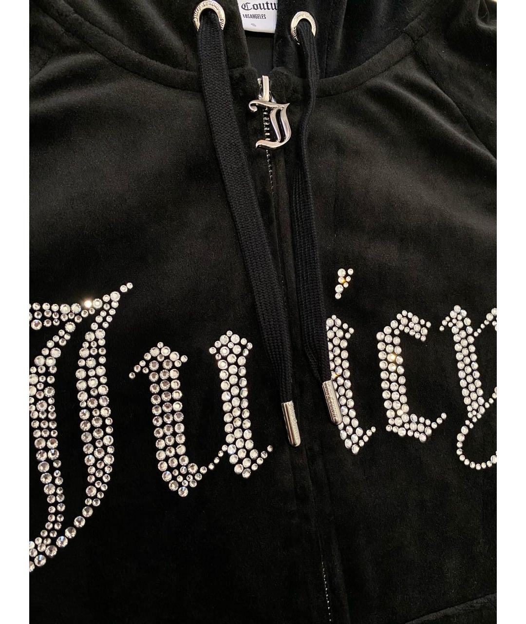 JUICY COUTURE Черный велюровый спортивные костюмы, фото 6