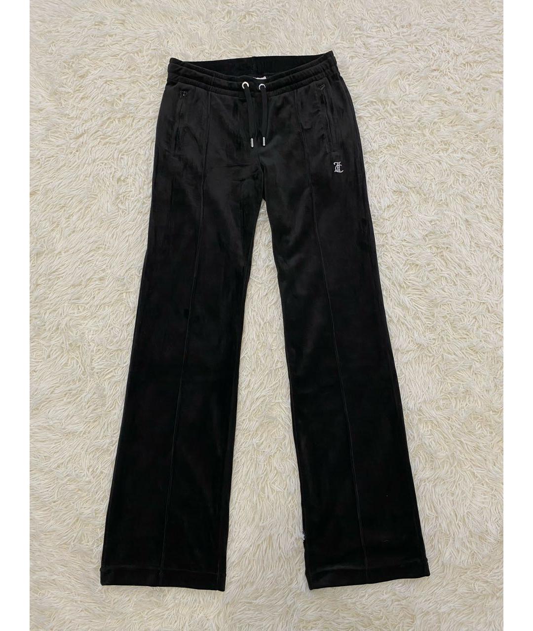 JUICY COUTURE Черный велюровый спортивные костюмы, фото 5