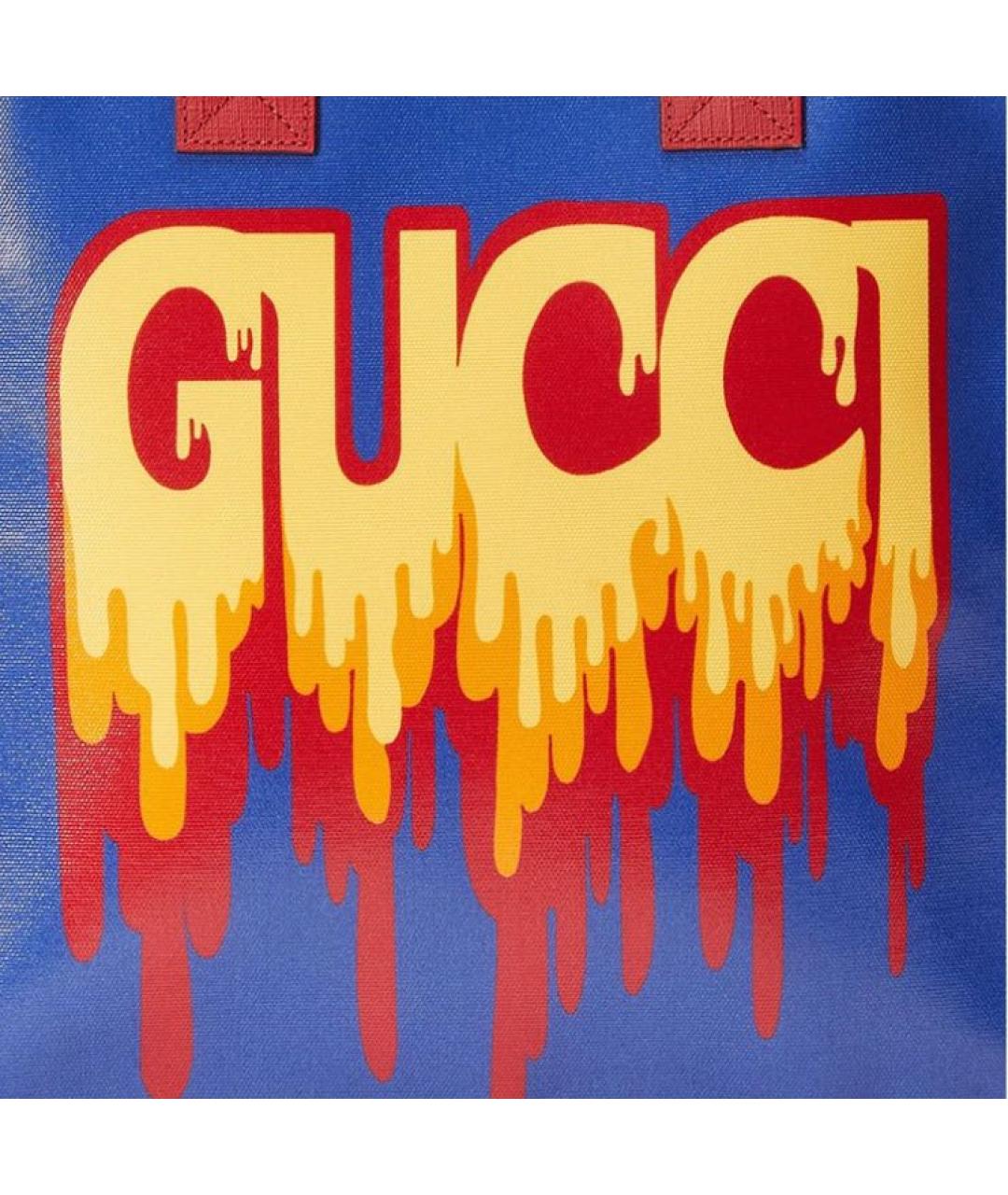GUCCI Синяя сумка тоут, фото 8