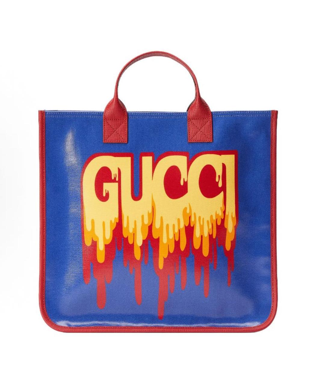 GUCCI Синяя сумка тоут, фото 1