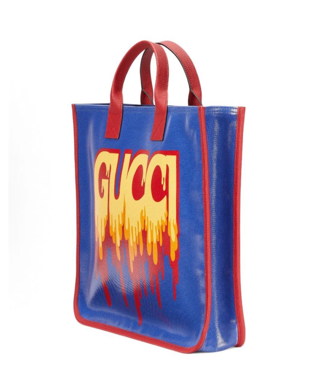 GUCCI Синяя сумка тоут, фото 2