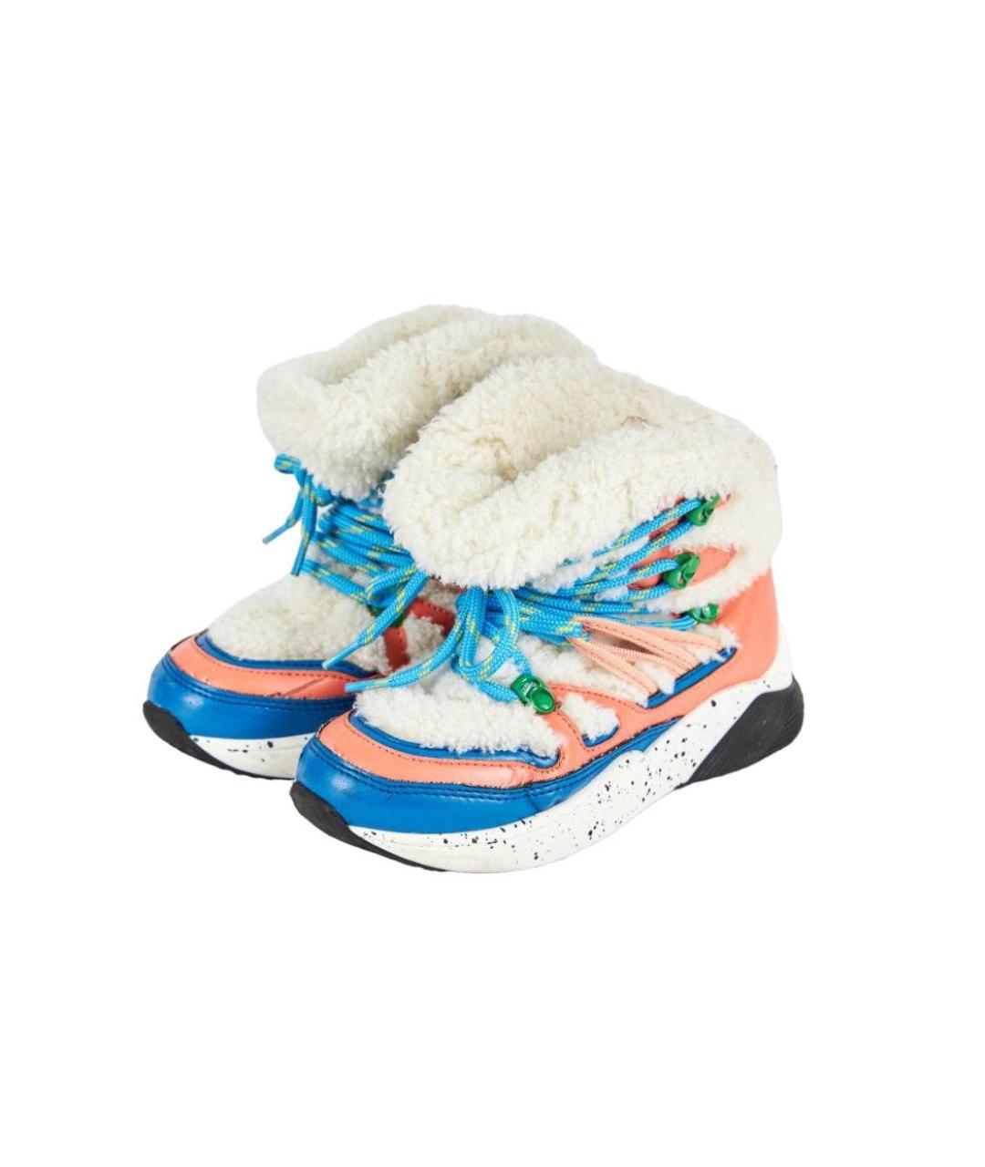 STELLA MCCARTNEY KIDS Мульти кожаные ботинки, фото 3