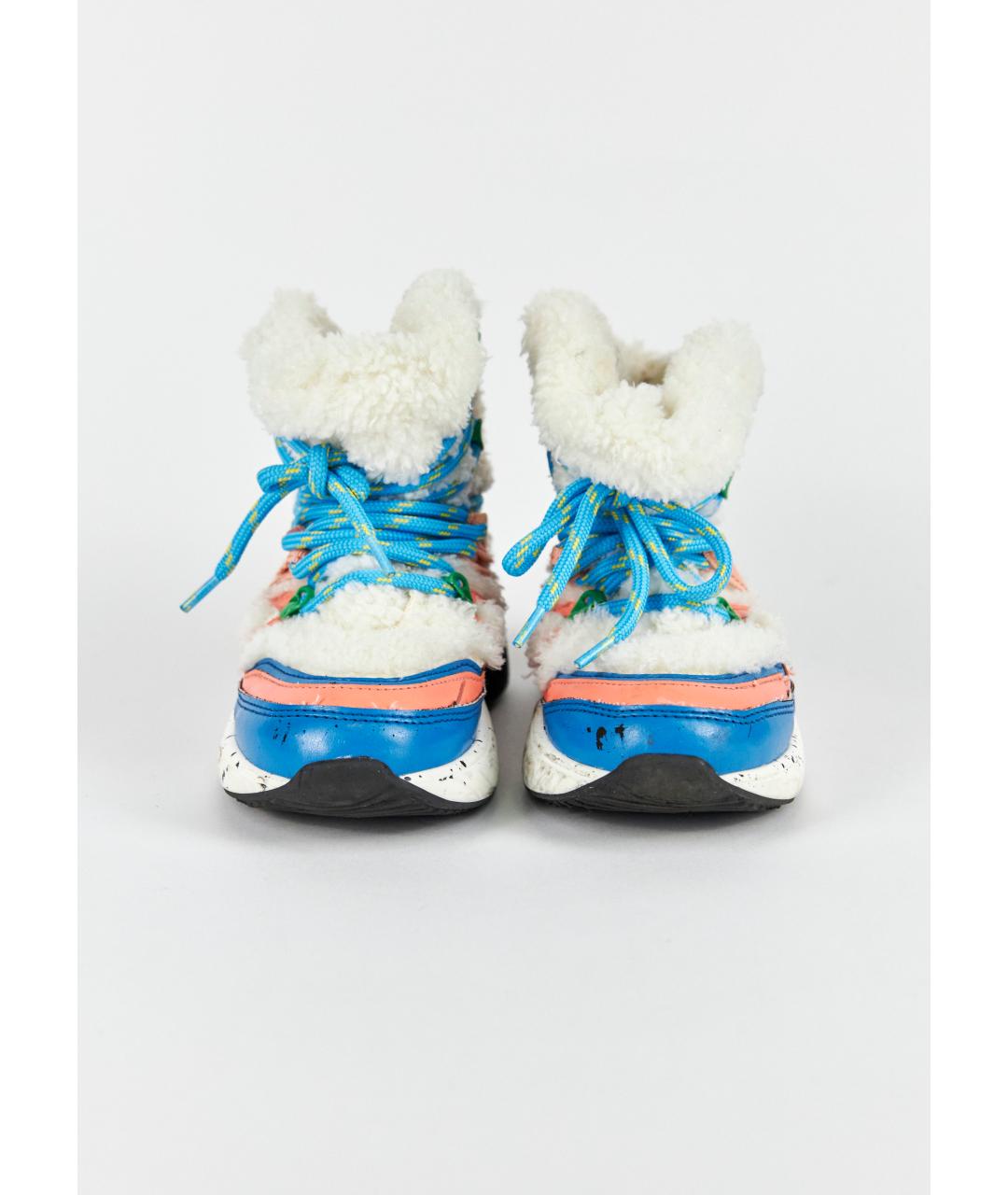 STELLA MCCARTNEY KIDS Мульти кожаные ботинки, фото 2
