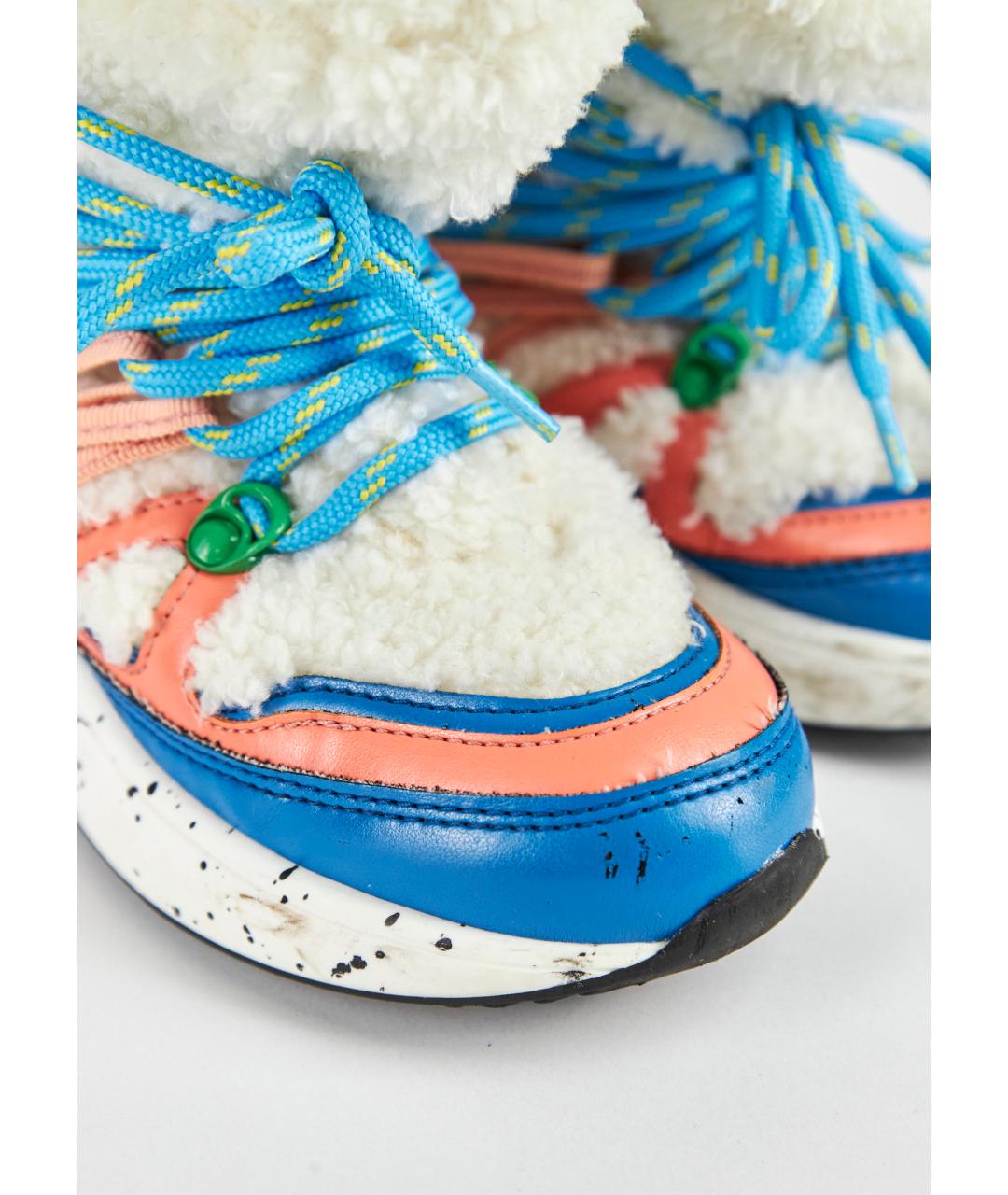 STELLA MCCARTNEY KIDS Мульти кожаные ботинки, фото 5
