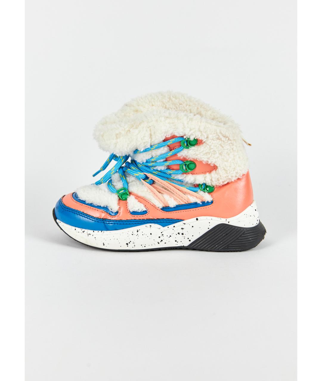 STELLA MCCARTNEY KIDS Мульти кожаные ботинки, фото 6