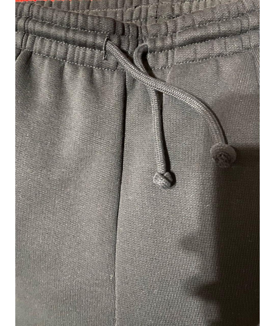 VETEMENTS Черные хлопковые спортивные брюки и шорты, фото 4