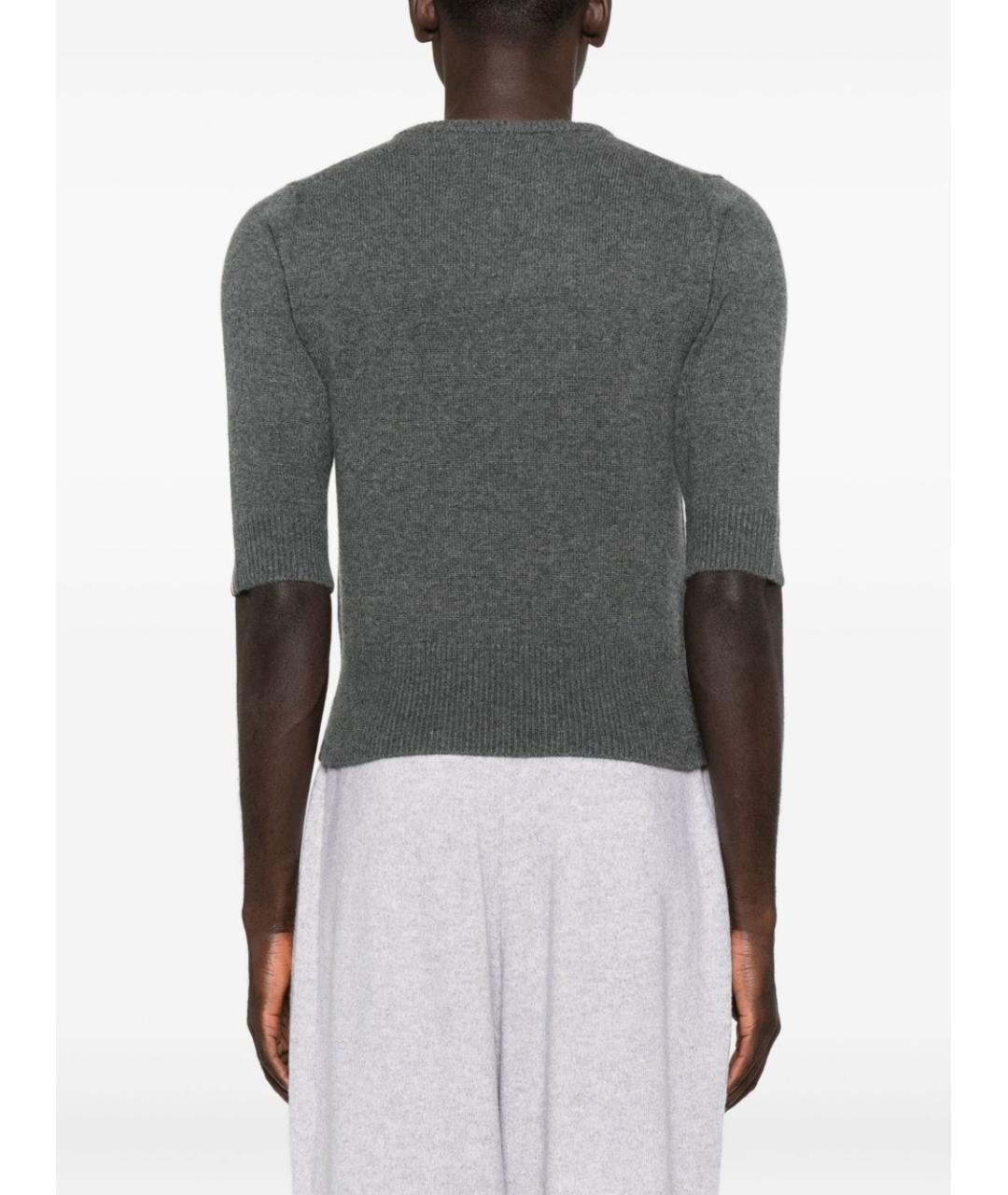 EXTREME CASHMERE Серый кашемировый джемпер / свитер, фото 3