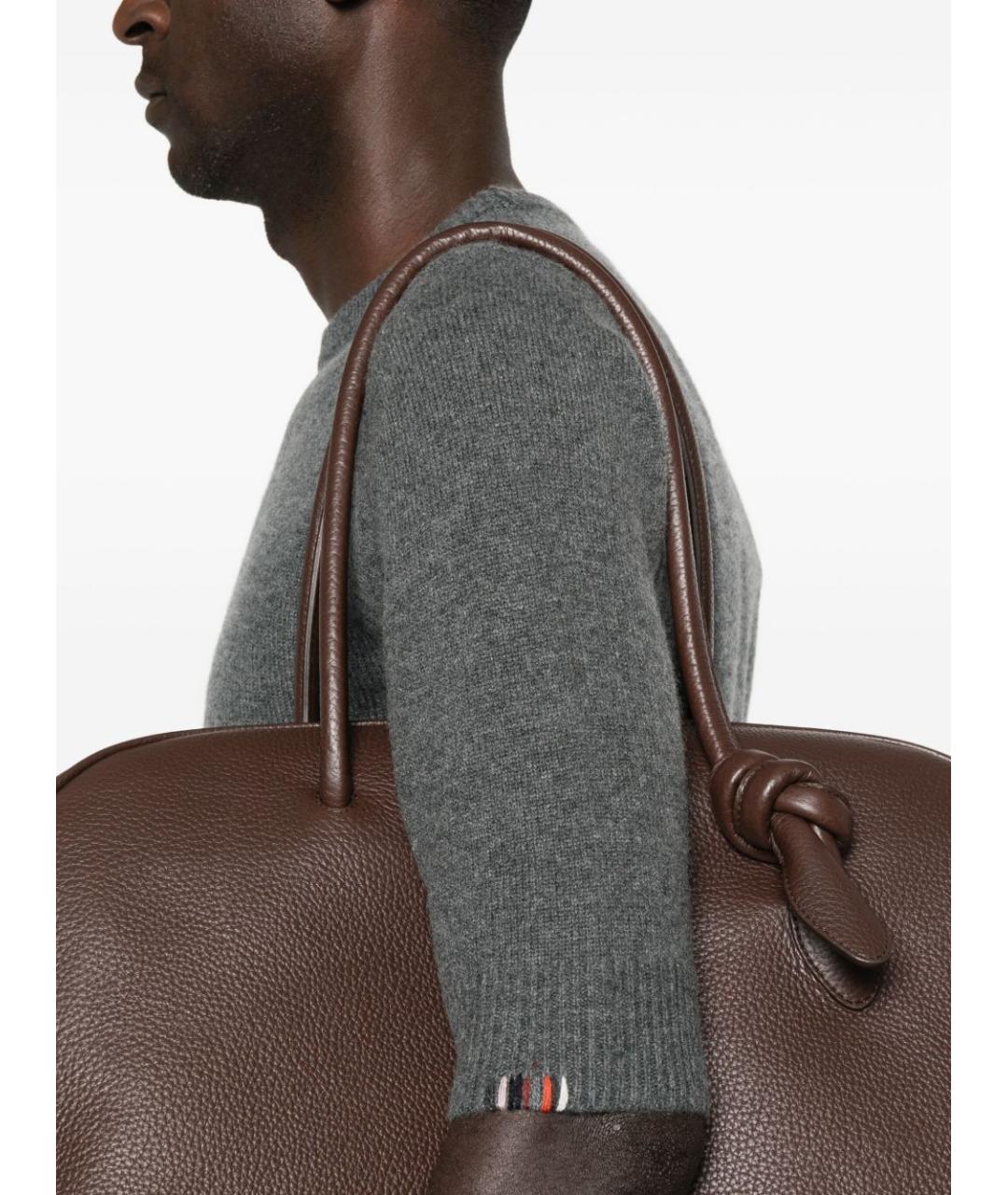 EXTREME CASHMERE Серый кашемировый джемпер / свитер, фото 2