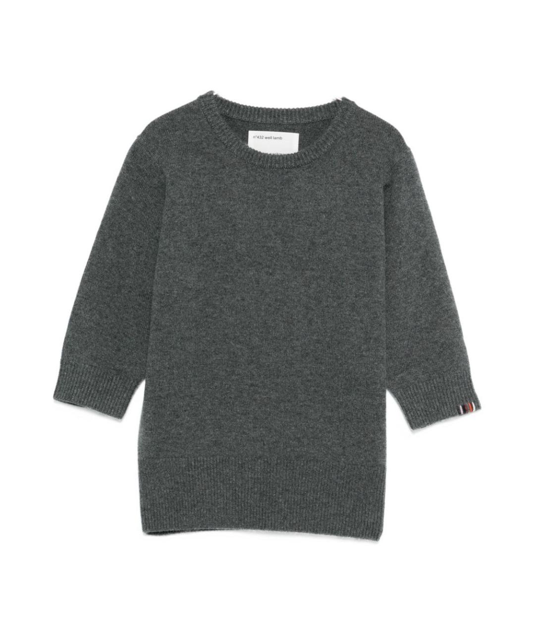 EXTREME CASHMERE Серый кашемировый джемпер / свитер, фото 1