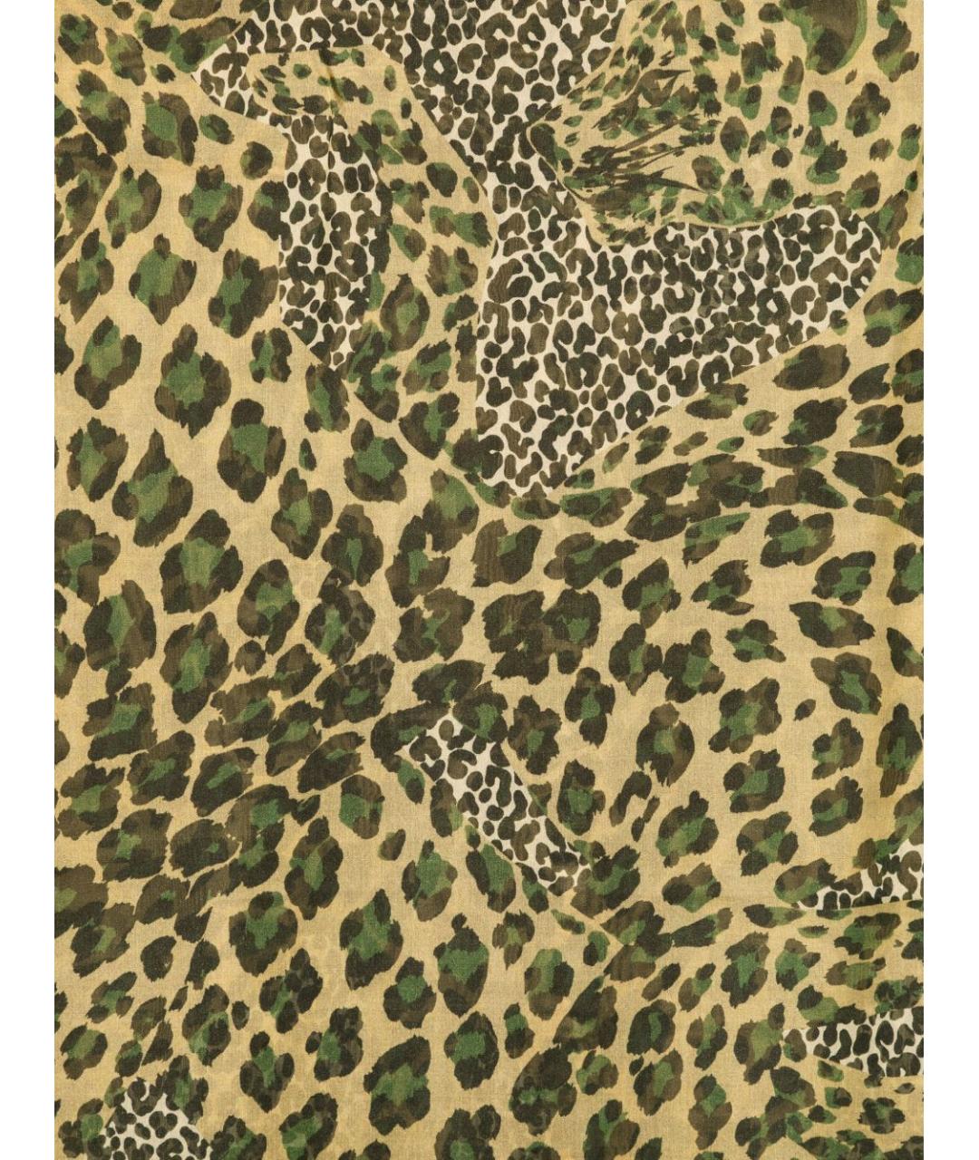 SAINT LAURENT Зеленый шарф, фото 3