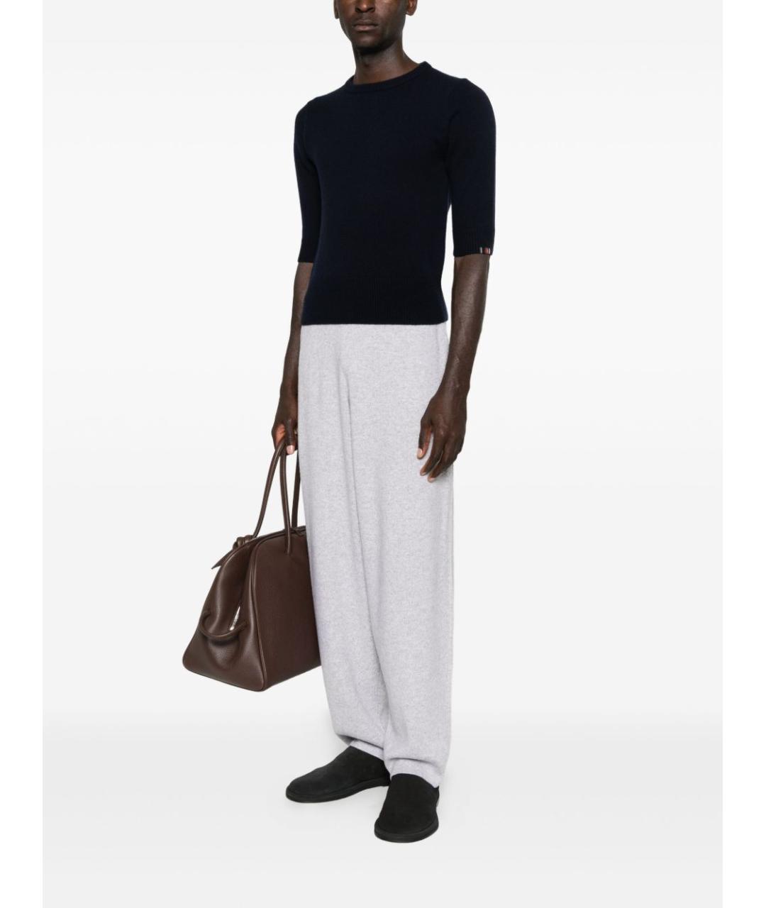 EXTREME CASHMERE Темно-синий кашемировый джемпер / свитер, фото 4