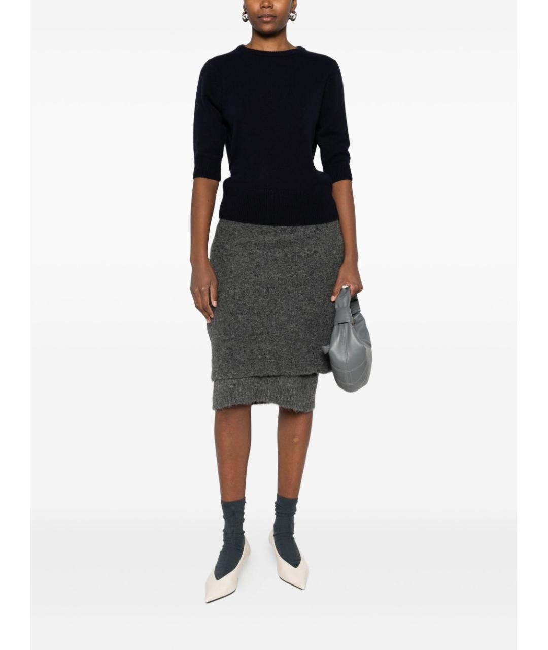 EXTREME CASHMERE Темно-синий кашемировый джемпер / свитер, фото 5