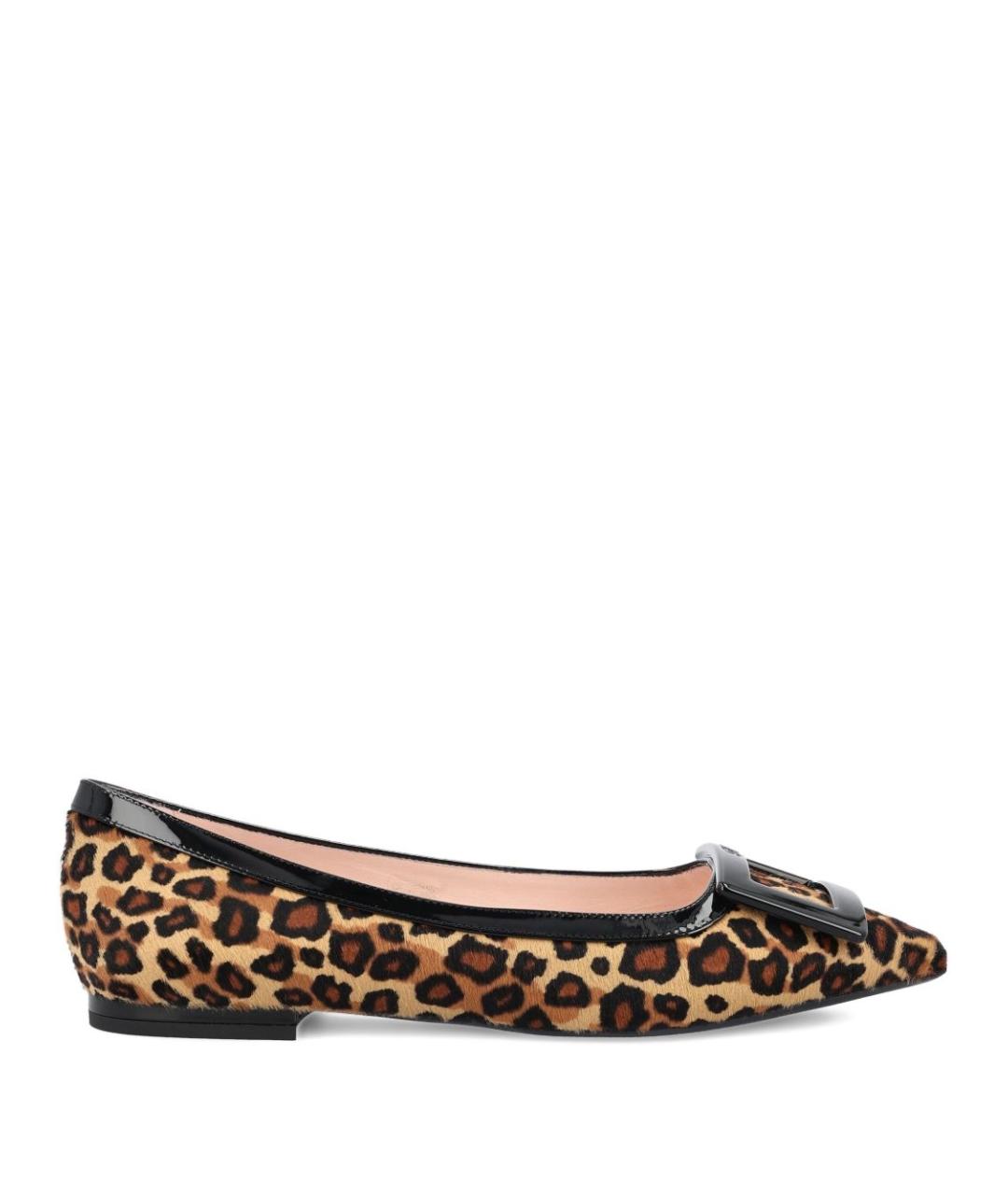 ROGER VIVIER Коричневые балетки, фото 1