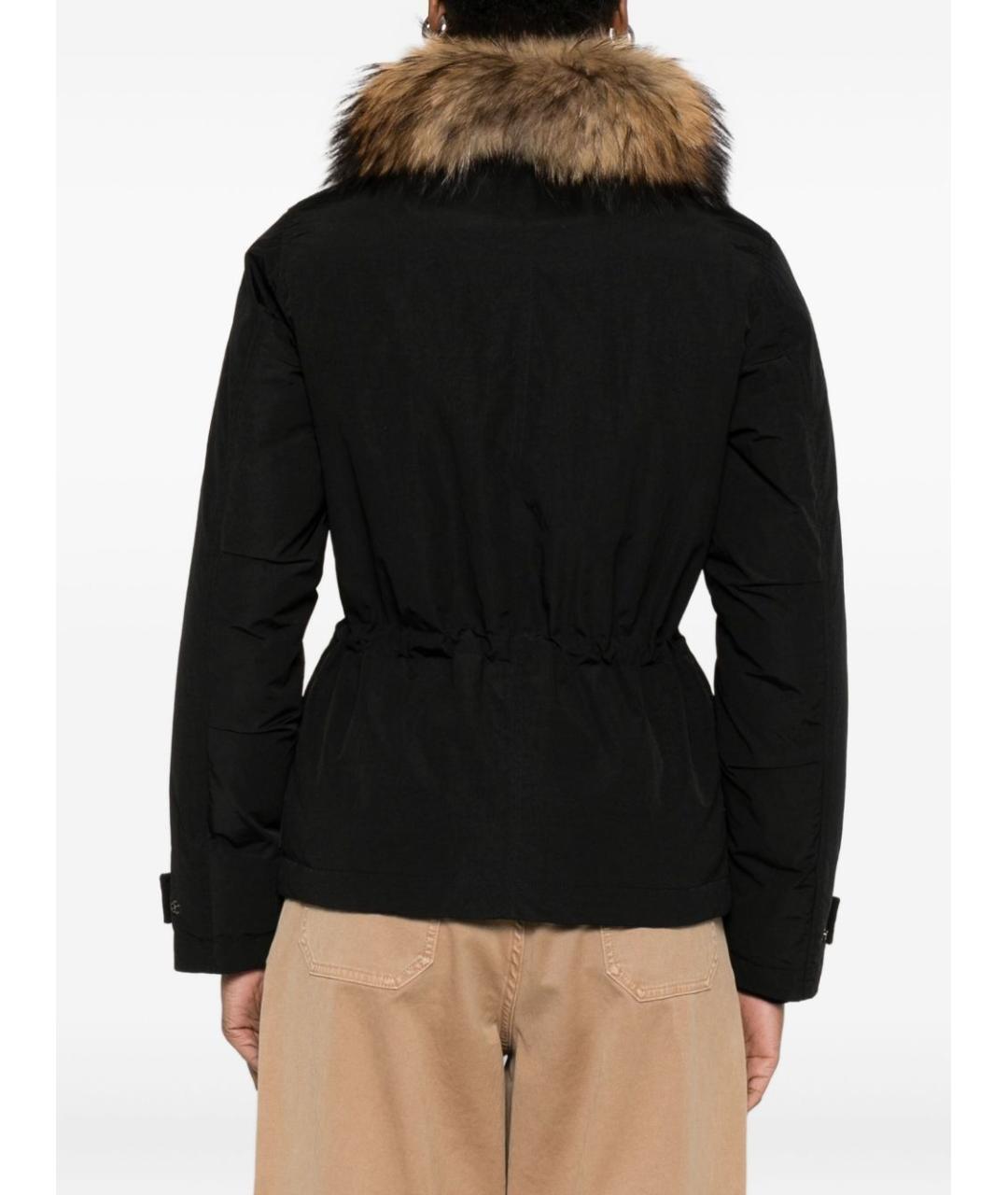WOOLRICH Черная полиэстеровая куртка, фото 3