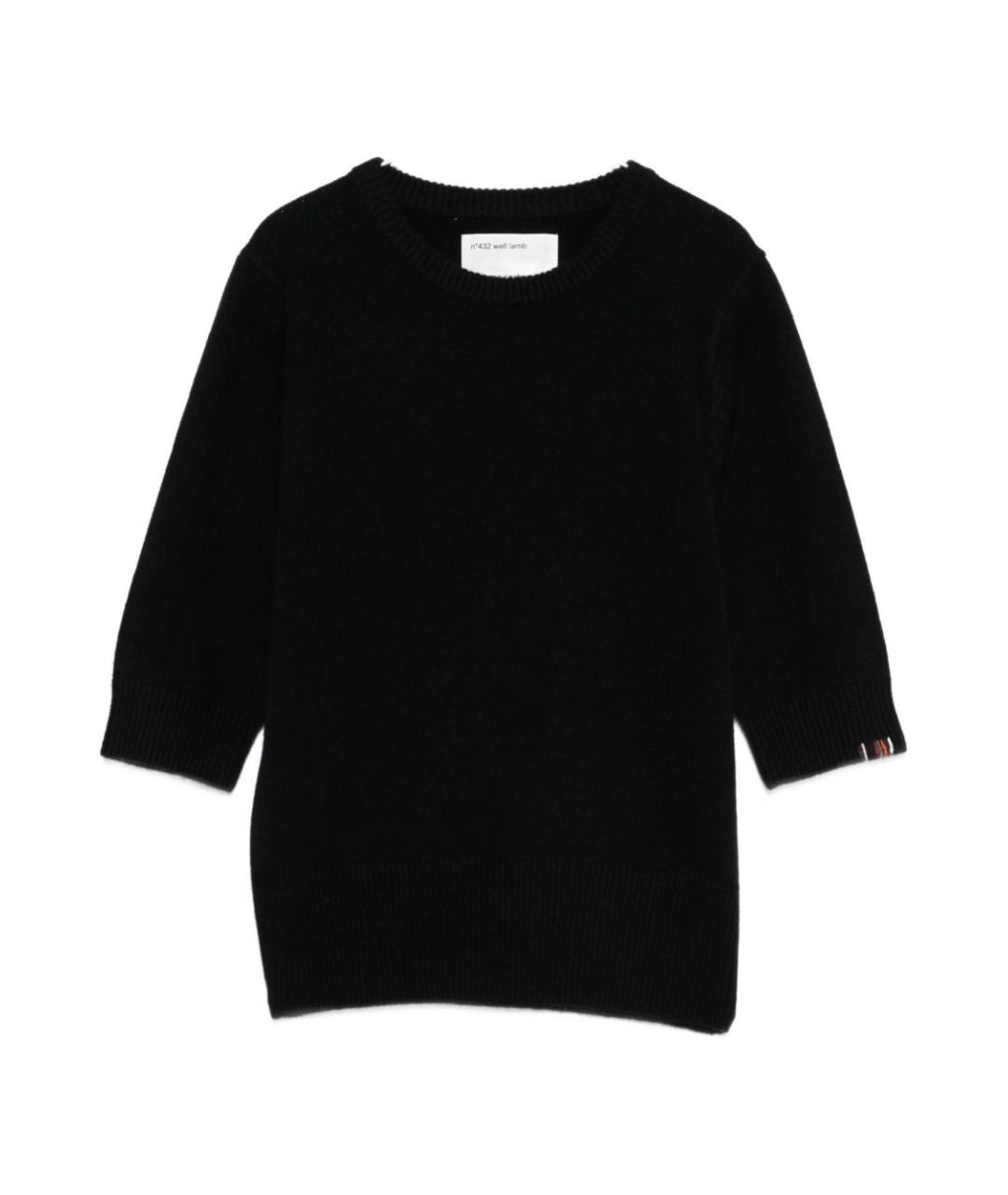 EXTREME CASHMERE Черный кашемировый джемпер / свитер, фото 1