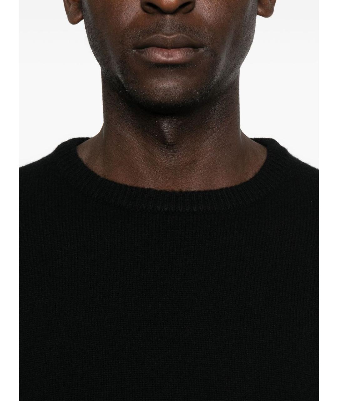 EXTREME CASHMERE Черный кашемировый джемпер / свитер, фото 4