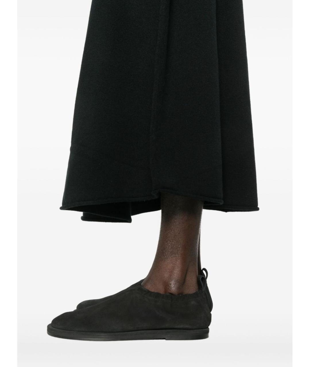 EXTREME CASHMERE Черная кашемировая юбка макси, фото 3