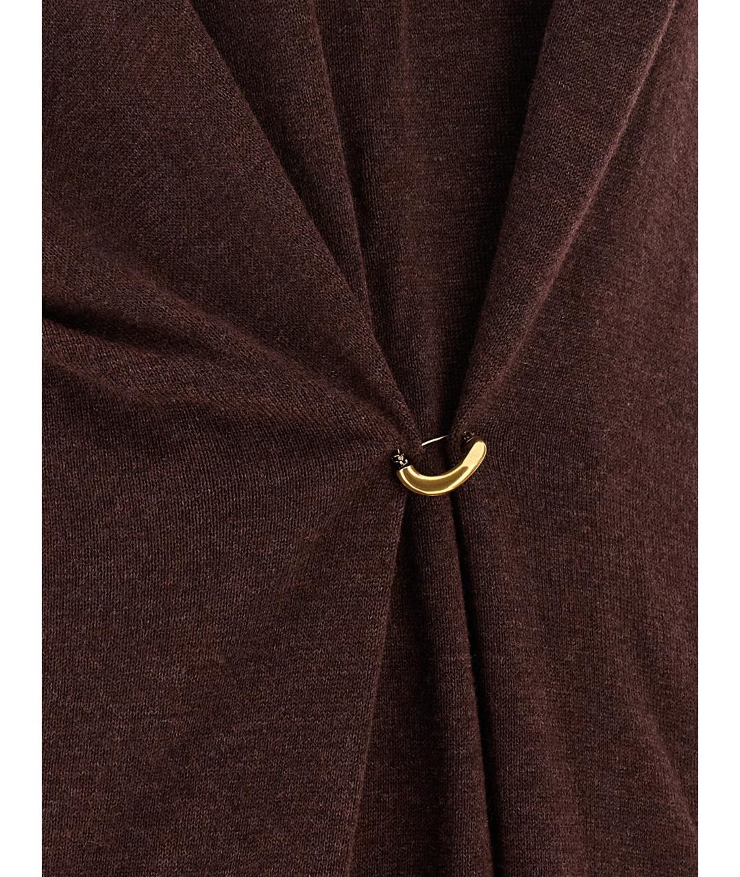 ISABEL MARANT Бордовый шерстяной кардиган, фото 4