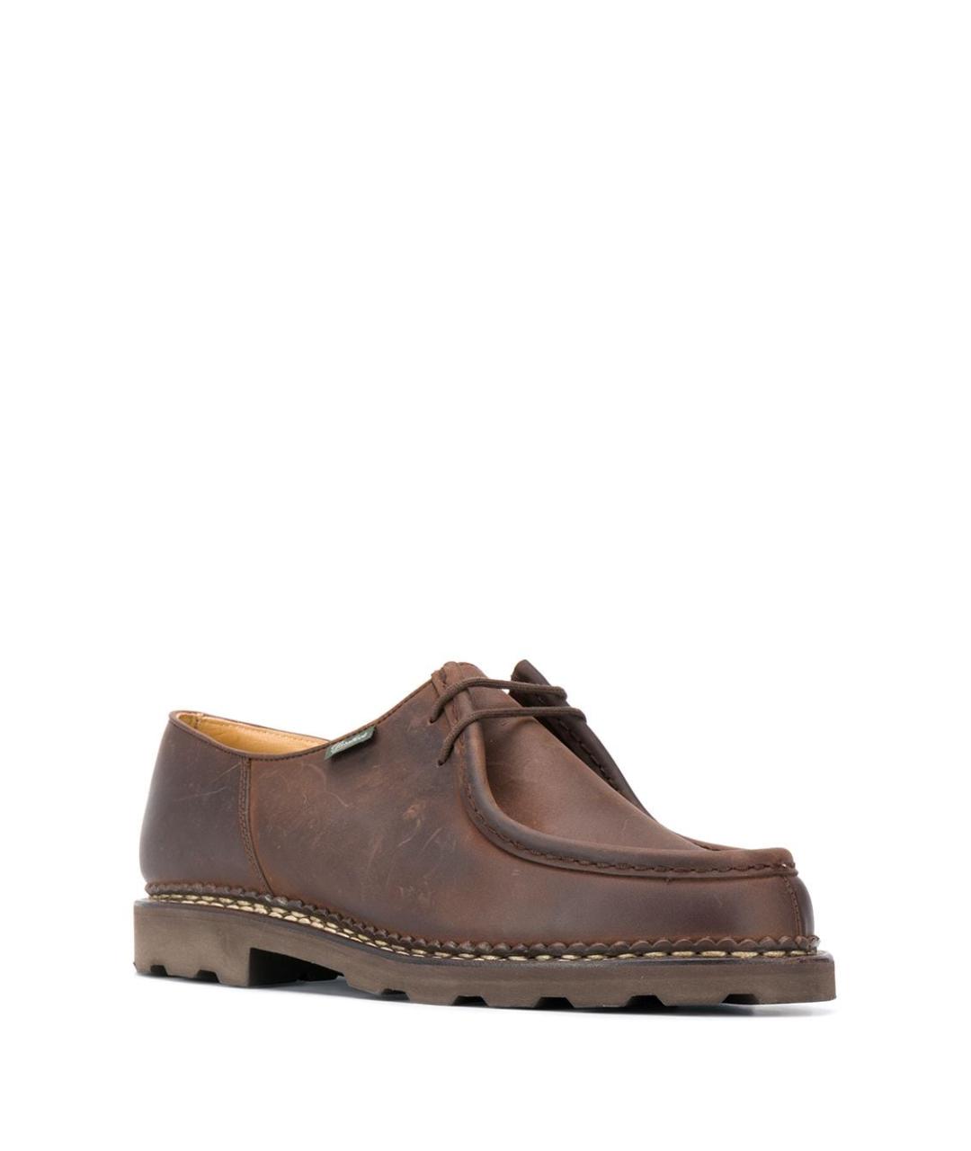 PARABOOT Коричневые низкие ботинки, фото 4