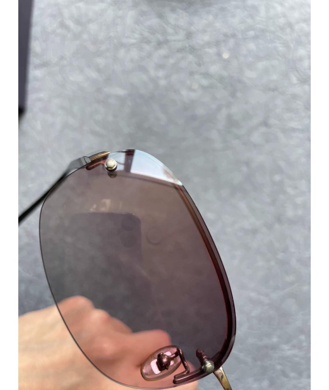 PRADA Черные пластиковые солнцезащитные очки, фото 5
