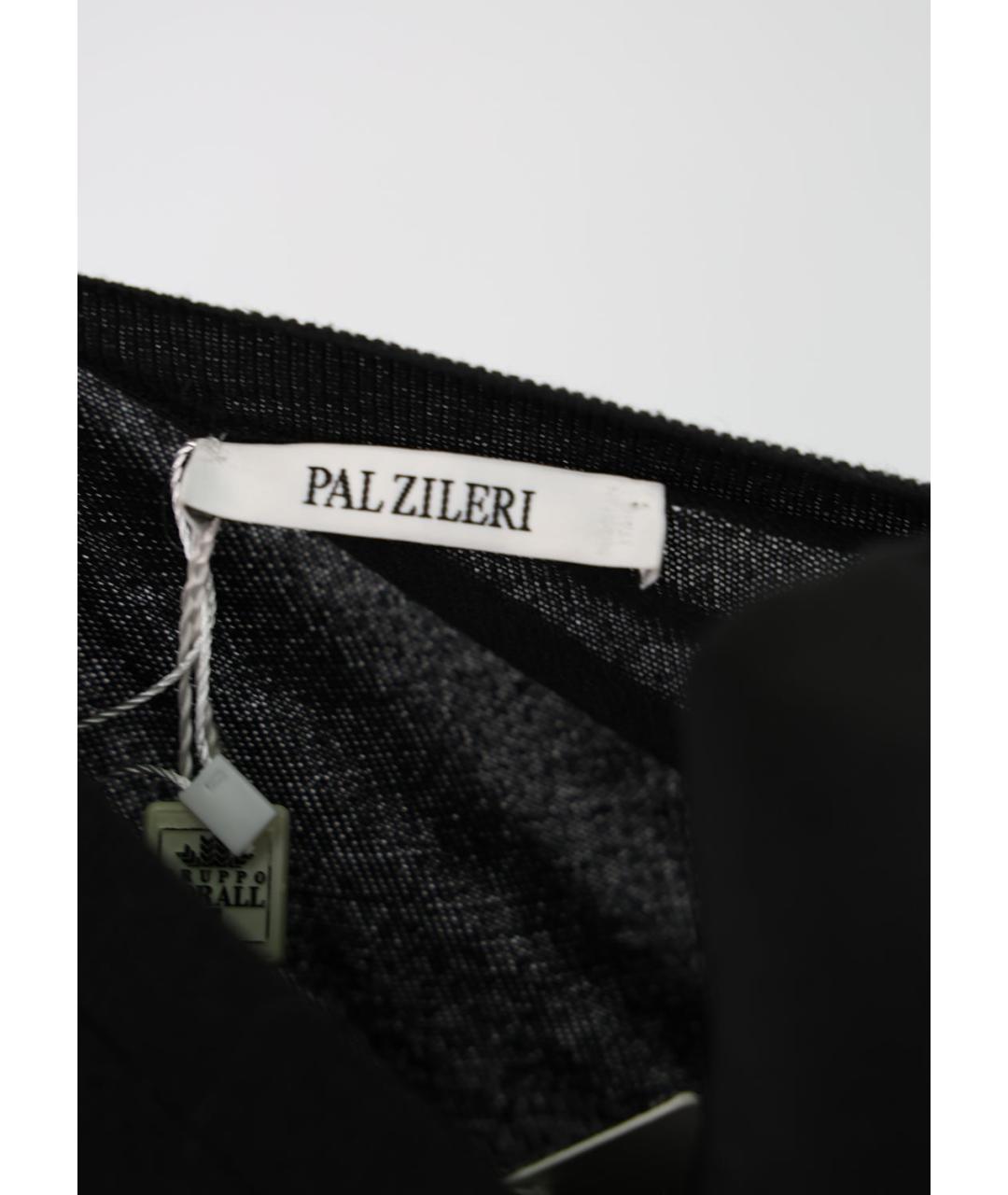 PAL ZILERI Черный шелковый джемпер / свитер, фото 3