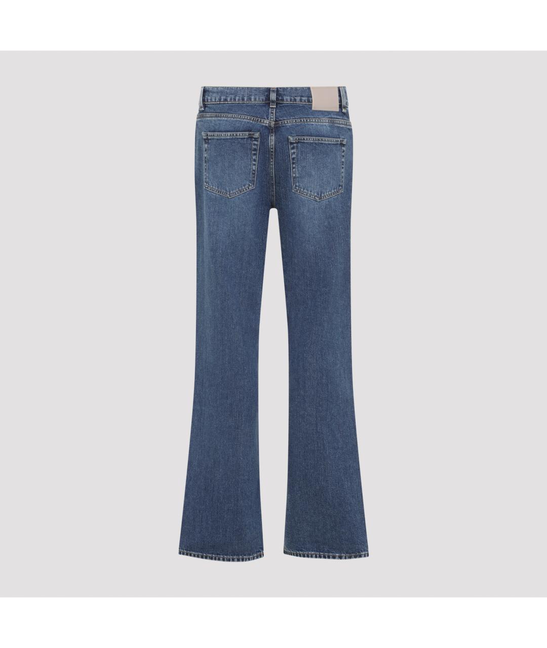 OUR LEGACY Синие хлопковые прямые джинсы, фото 2