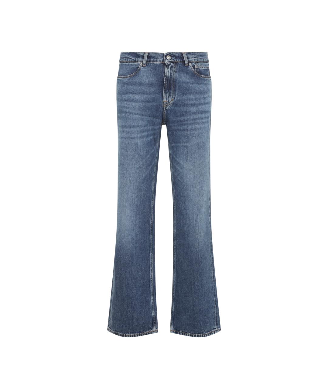 OUR LEGACY Синие хлопковые прямые джинсы, фото 1