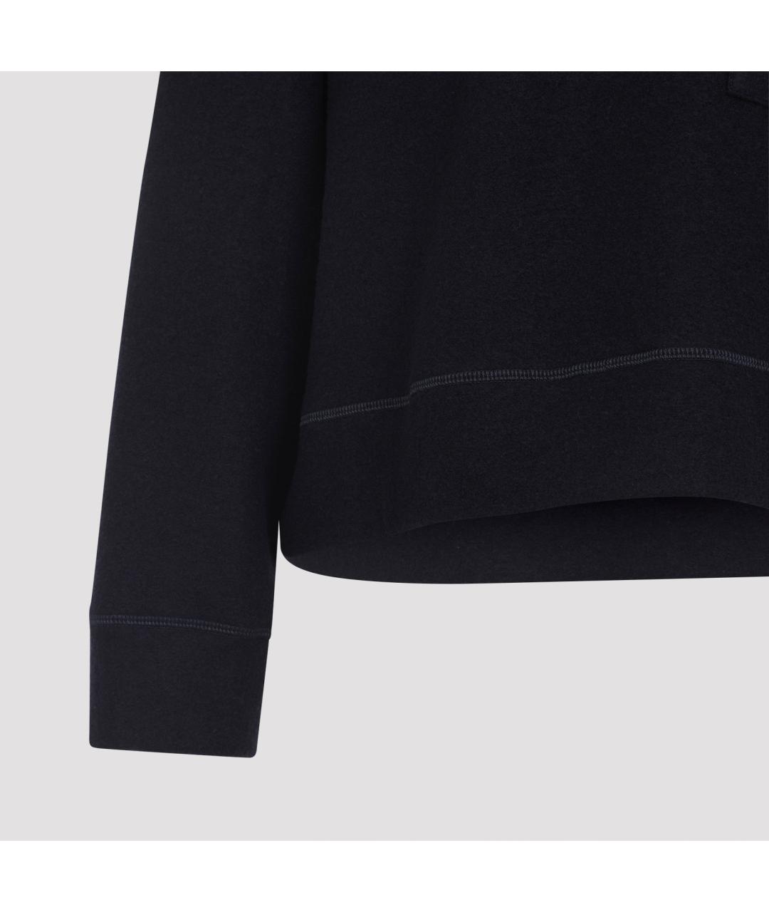 JIL SANDER Темно-синий шерстяной джемпер / свитер, фото 3
